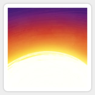 blazing sunset Sticker